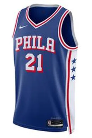 Nike Herren Basketballtrikot NBA JOEL EMBIID PHILADELPHIA 76ERS 2023/24 ICON EDITION