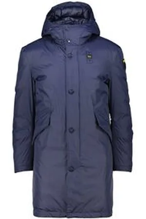 Blauer Herren Mantel mit Wattierung FAYWOOD