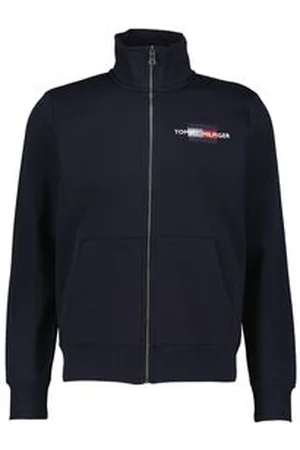 Tommy Hilfiger Herren Sweatjacke HILFIGER FLAG EMBRO ZT STAND CLR