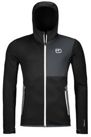 ORTOVOX Herren Kapuzenjacke FLEECE HOODY mit Wolle Regular Fit