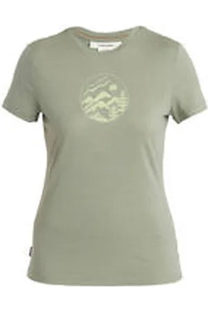 Icebreaker Damen Funktionsshirt W MERINO 150 TECH LITE III TEE CAMP CIRCLE