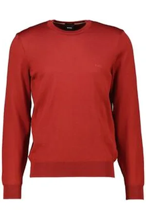 HUGO BOSS Herren Strickpullover BOTTO-L aus Schurwolle