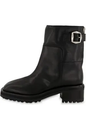 Jimmy Choo Damen Stiefeletten BROOKLYN ANKLE BOOT 50 SHINY CALF LEATHER