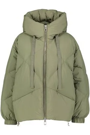 Duno Damen Daunenjacke mit Kapuze