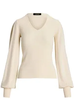 Ralph Lauren Damen Pullover mit Blousonärmeln