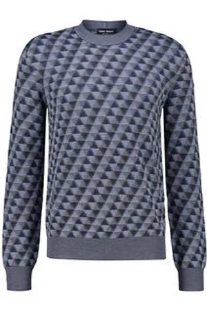 Giorgio Armani Herren Strickpullover aus Wolle