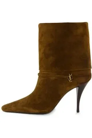 Saint Laurent Damen Gamaschen-Stiefeletten RICKY 90 DREAM