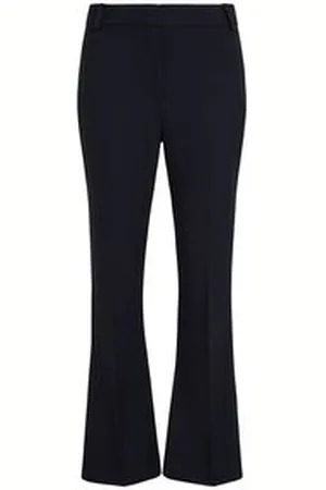 Tommy Hilfiger Damen Hose mit Bügelfalten Flared Fit