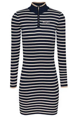 Tommy Hilfiger Damen Strickkleid METALLIC Slim Fit