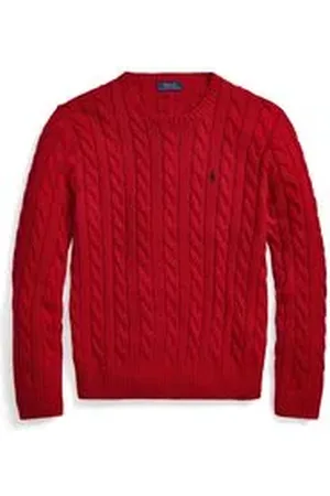 Ralph Lauren Herren Strickpullover mit Zopfmuster
