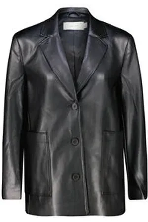 Calvin Klein Damen Blazer aus Kunstleder Relaxed Fit
