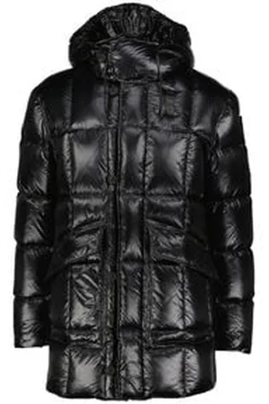 Blauer Herren Daunenmantel mit Kapuze TIVERTON