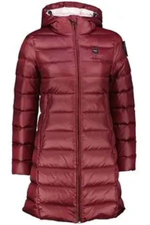 Blauer Damen Daunenmantel mit Kapuze AGNES Regular Fit