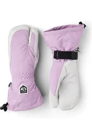Hestra Damen Drei-Finger-Skihandschuhe HELI SKI FEMALE 3 mit Leder