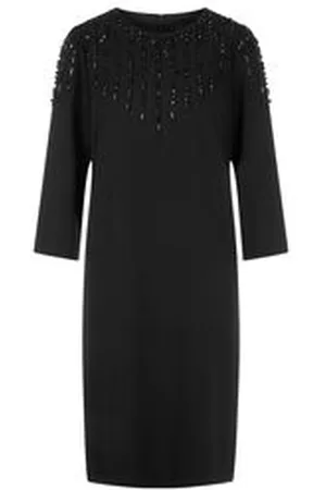 Marc Cain Damen Kleid mit Kristallsteinen