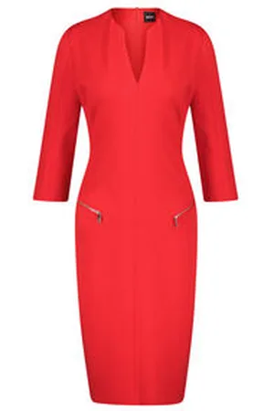 HUGO BOSS Damen Kleid DALMAR Slim Fit