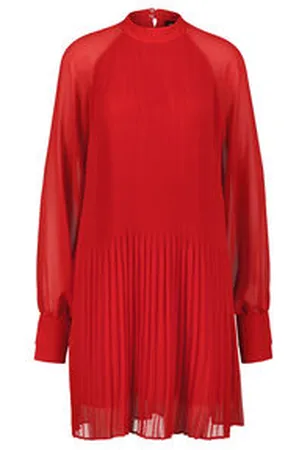 HUGO BOSS Damen Plissee-Kleid DOLUMI Regular Fit
