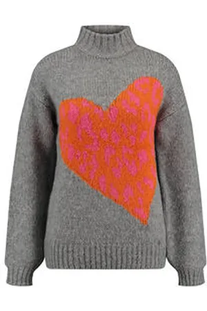 Key Largo Damen Strickpullover WKN HEART Relaxed Fit