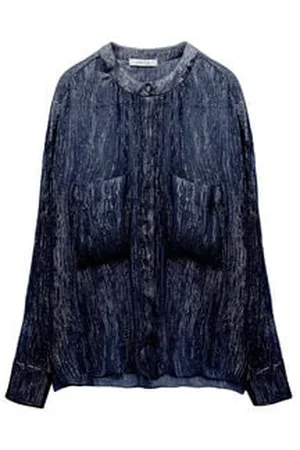 Dorothee Schumacher Damen Bluse mit Seide SHIMMERING SHINE Oversized Fit