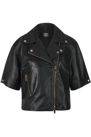 Riani Damen Lederjacke Cropped