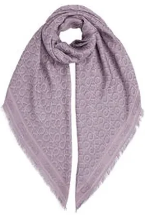 Calvin Klein Damen Schal MONOGRAM JACQUARD