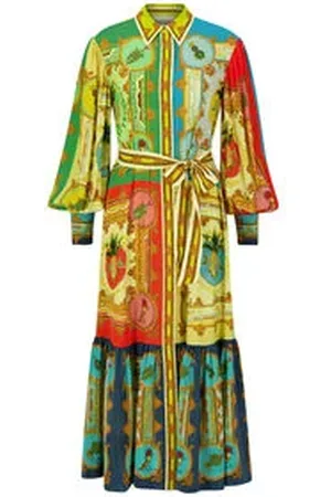 ALÉMAIS Damen Kleid aus Seide LA MUSICA