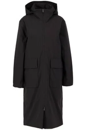Elvine Damen Jacke lang mit Kapuze EILA Relaxed Fit