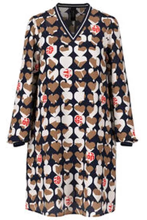 Marc Cain Damen Kleid mit Heartbreaker-Motiv