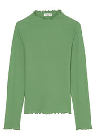 Marc O’ Polo Damen Langarmshirt mit Bio-Baumwolle