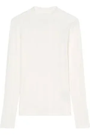 Marc O’ Polo Damen Langarmshirt aus Ripp-Jersey