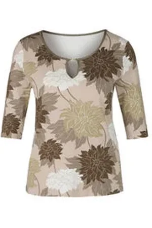 Marc Cain Damen Top mit Floral Print