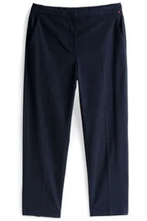 Tommy Hilfiger Damen Hose FLANNEL SLIM STRAIGHT PANT Slim Fit
