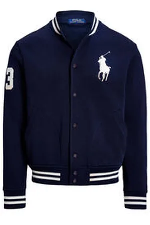 Ralph Lauren Herren Baseball-Fleecejacke mit Big Pony