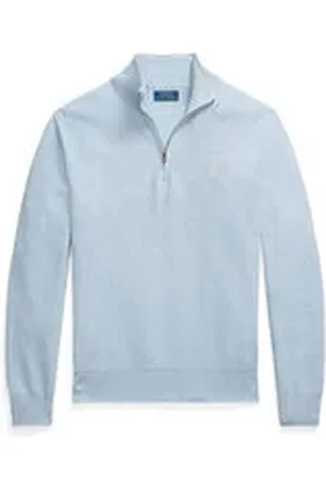 Ralph Lauren Herren Strickpullover aus Baumwolle mit Troyerkragen