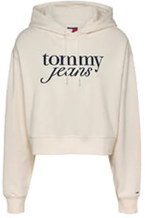 Tommy Hilfiger Damen Hoodie TJW RLX CROPPED SCRIPT