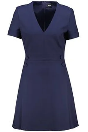 HUGO BOSS Damen Businesskleid Slim Fit