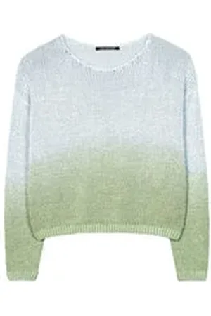 Luisa Cerano Damen Strickpullover mit Leinen