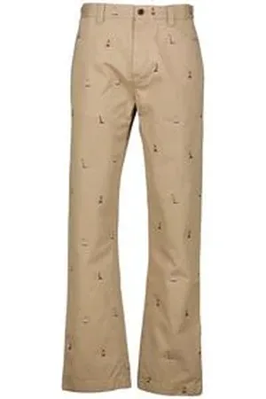 GANT Herren Chinohose mit Stickerei Straight Fit