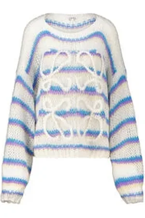 Loewe Damen Strickpullover ANAGRAM SWEATER Relaxed Fit