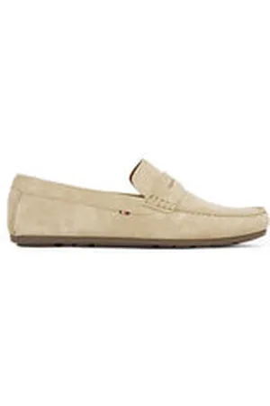 Tommy Hilfiger Herren Penny Loafer aus Veloursleder