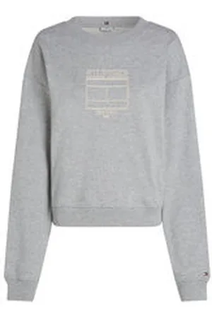 Tommy Hilfiger Damen Sweatshirt BOXY OUTLINE FLAG Relaxed Fit