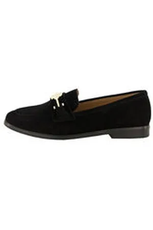 HUGO BOSS Damen Loafer aus Veloursleder HELYAN