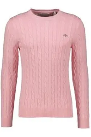 GANT Herren Strickpullover COTTON CABLE C-NECK Regular Fit