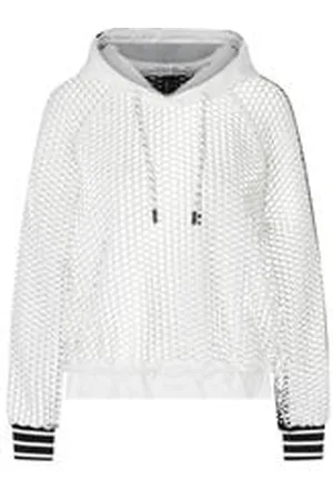 Marc Cain Damen Netz-Hoodie