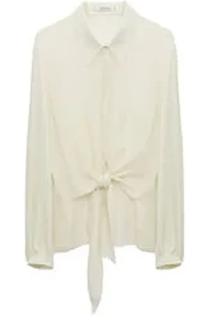 Dorothee Schumacher Damen Bindebluse aus Seiden-Georgette SHEER TWIST