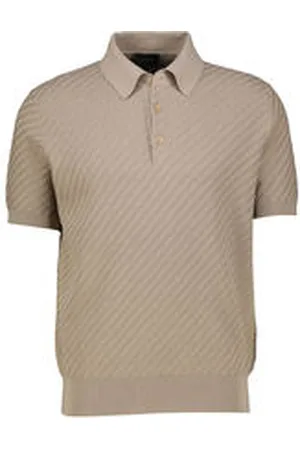 BRIONI Herren Strickpolo aus Baumwolle mit Seide und Kaschmir Regular Fit