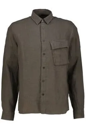 Belstaff Herren Hemd aus Leinen SCALE Regular Fit