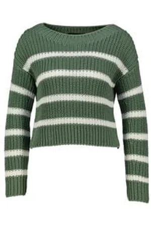 Iris von Arnim Damen Strickpullover NELE STRIPES Slim Fit