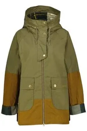Barbour Damen Jacke mit Kapuze HAYLEY SHOWERPROOF Relaxed Fit