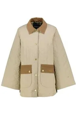Barbour Damen Steppjacke mit Cordkragen CORINNE Relaxed Fit